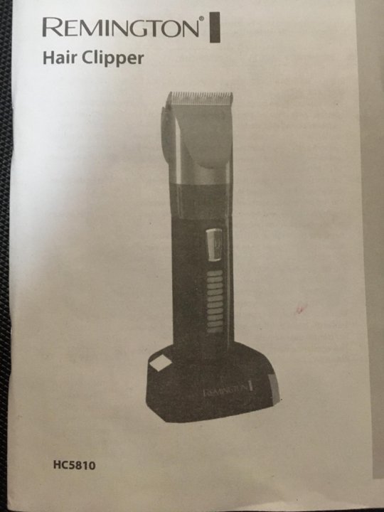 Машинка для стрижки волос remington hair clipper hc5810