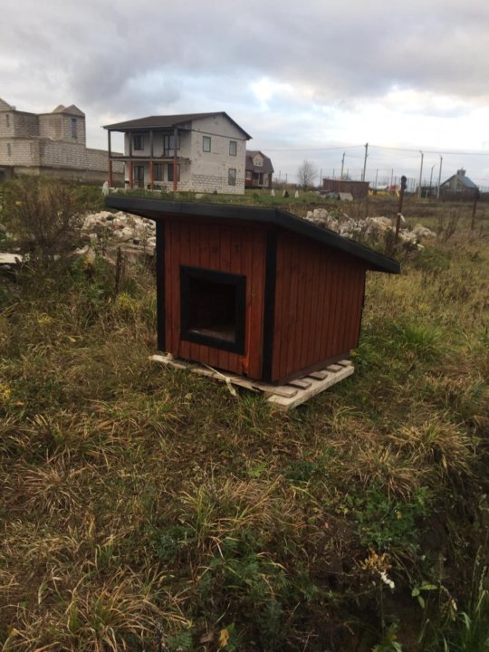 Утепленная будка для собаки с подогревом купить в Москве