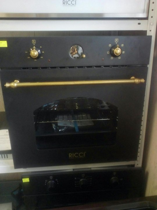 Духовой шкаф ricci rgo 610 bl