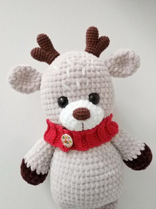 Мягкая Игрушка Олень Новогодний Мягкая Игрушка Олень Новогодний
