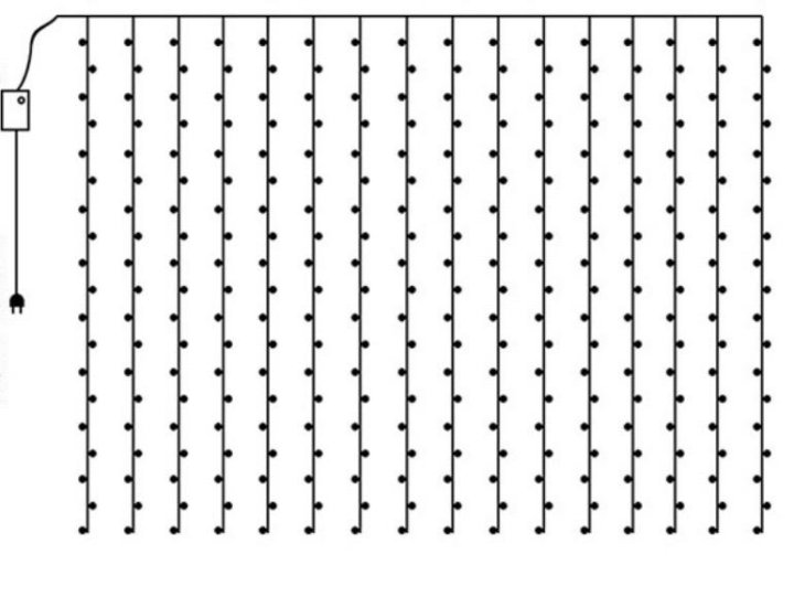Схема гирлянды занавес на светодиодах 220в - 95 фото