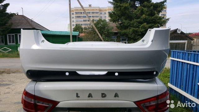 бампер задний vesta