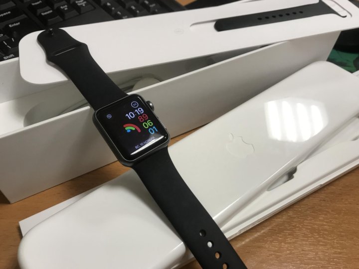 apple watch 38mm s gry al blk sport