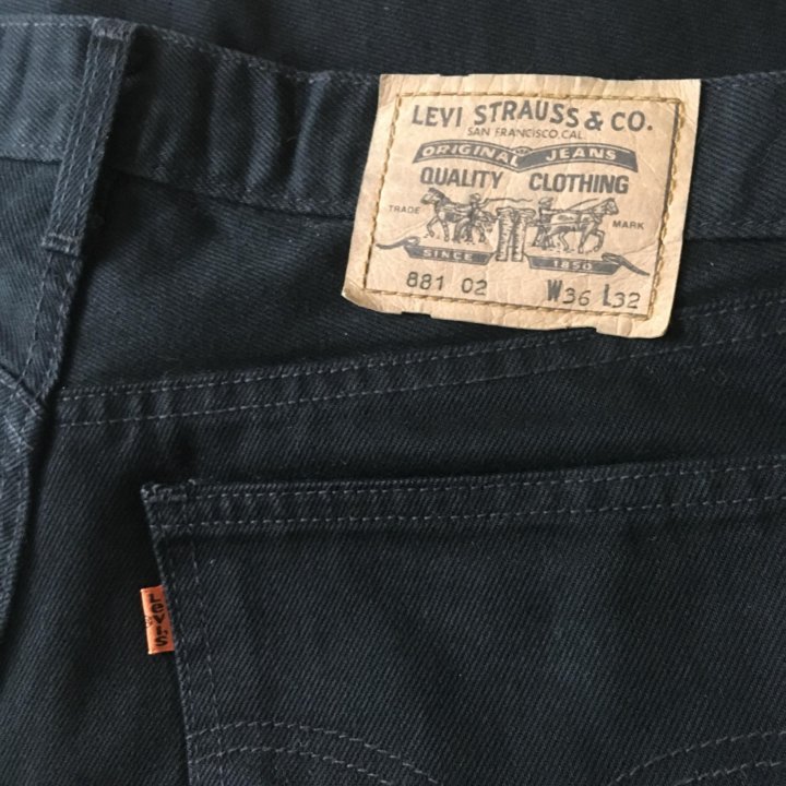 levis 881 orange tab