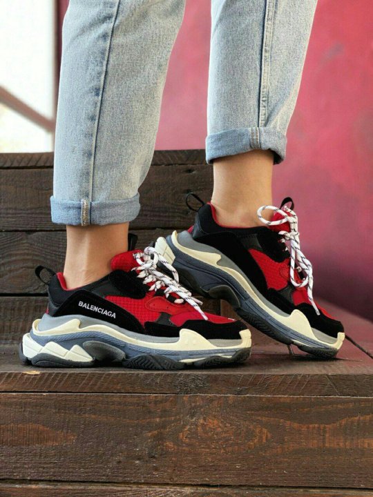 Balenciaga Triple s Red красные