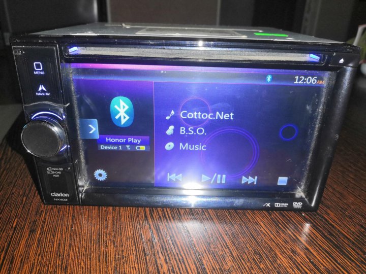 Перезагружается магнитола clarion nx503e