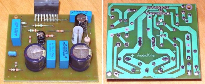Плата pcb только hifi моно-усилитель, регулируемый класс a tda7294, нажимайте ди