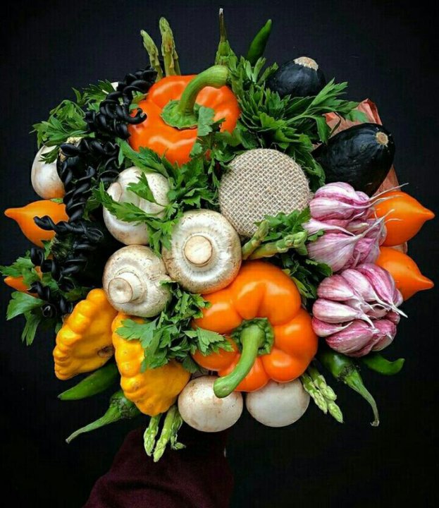Букет из овощей фото