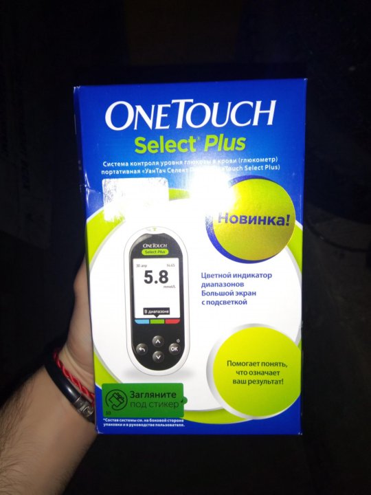 One touch select plus батарейка