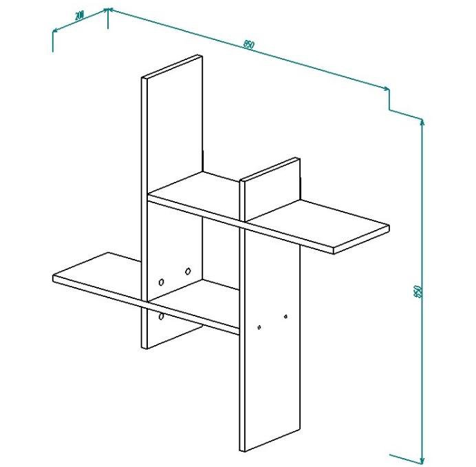 Чертежи настенных полок