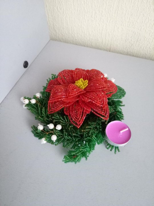 Поделки Из Бисера На Новый Год