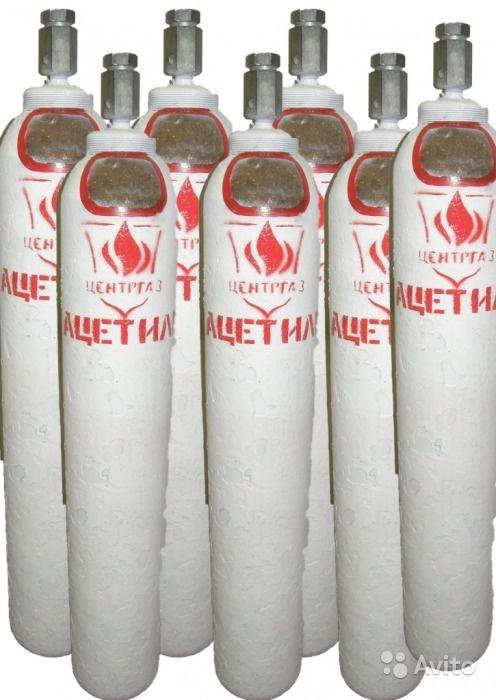 Что находится внутри ацетиленового баллона Неактивно