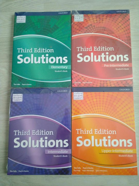 Solutions 3 edition elementary books. Учебник third Edition solutions. Солюшнс 3 эдишн. Third Edition solutions Upper Intermediate. Учебник по английскому solutions third Edition красный.