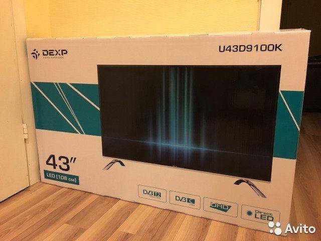 Led dexp. DEXP u43d9100k. Телевизор DEXP u43d9100k. 43