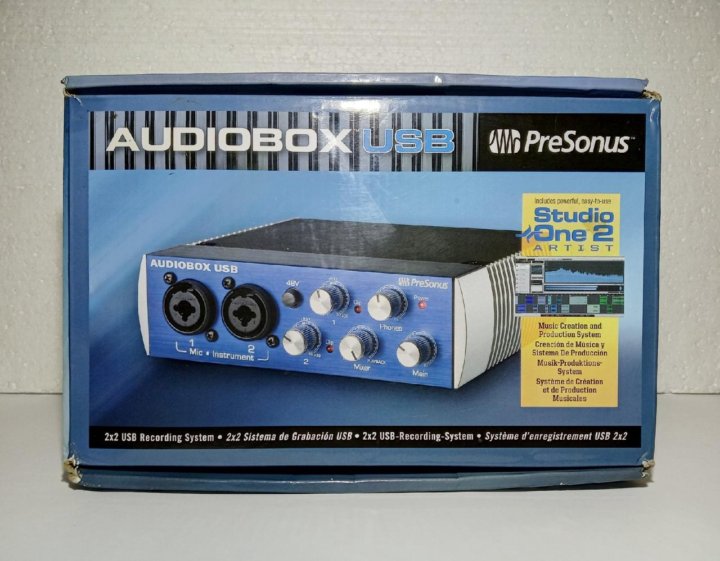 Звуковая карта presonus audiobox usb