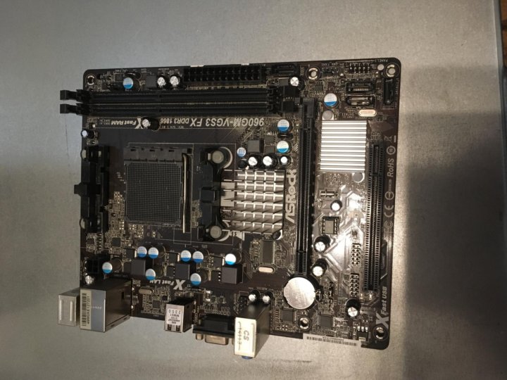 Asrock 960gm vgs3 fx нет изображения