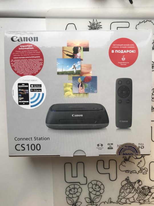 Connect station. Беспроводная медиастанция cs100. Canon connect Station cs100.