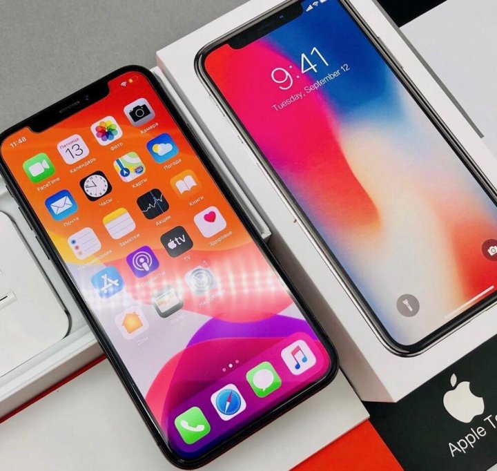 эльдорадо рассрочка айфон. Iphone x space gray полный комплект бу.