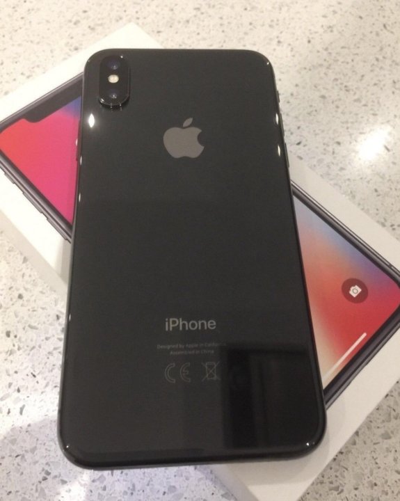 Iphone x black фото