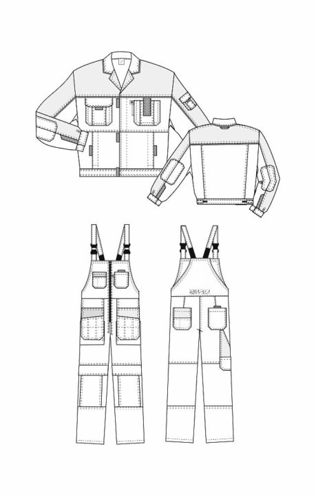 Рисунок рабочей одежды