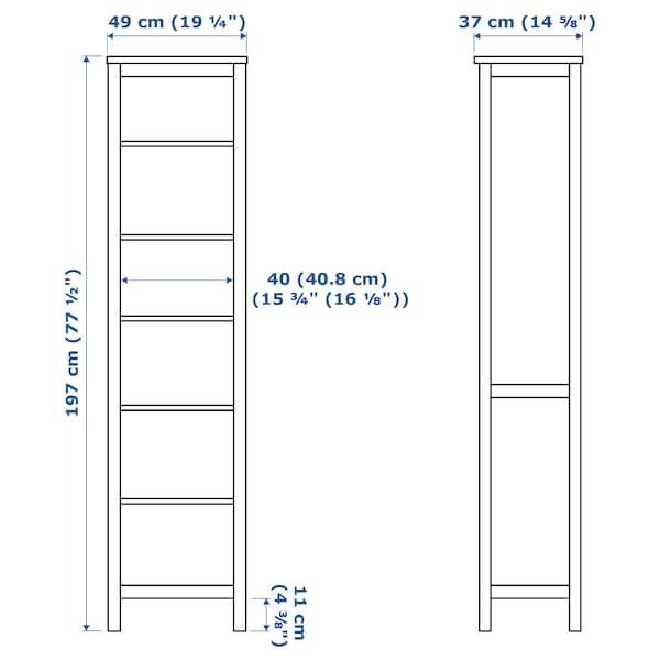 Шкаф витрина hemnes