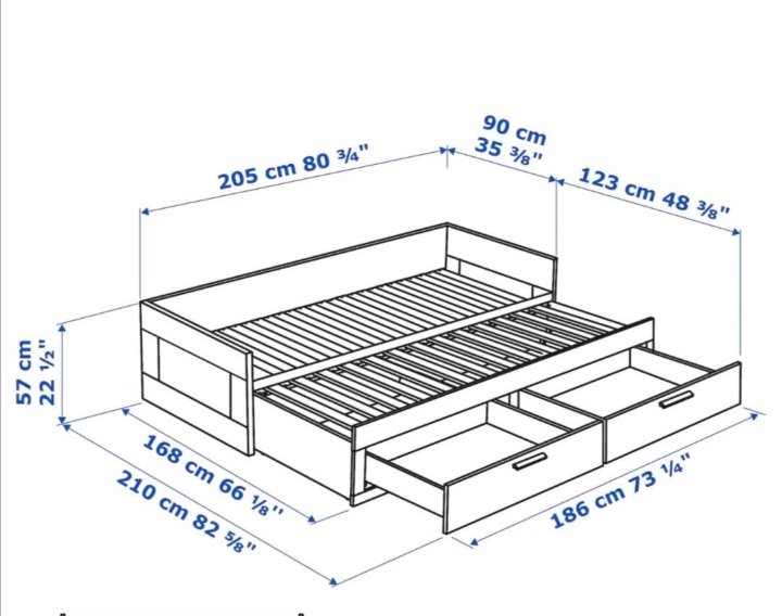 Кровать кушетка икеа схема сборки
