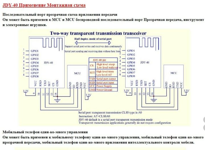 Jdy 62 схема