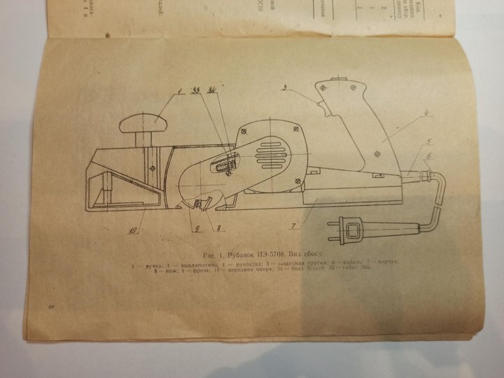 Иэ 5707а электрорубанок схема подключения