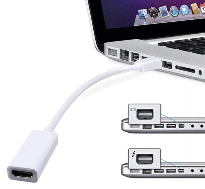 Как подключить монитор thunderbolt к пк Адаптер mini DisplayPort к HDMI - купить в Краснодаре, цена 500 руб., продано 11