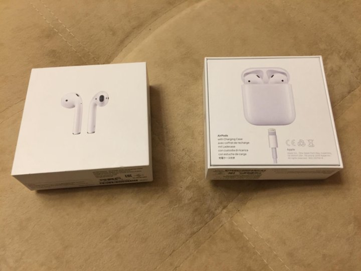 Airpods фото коробки