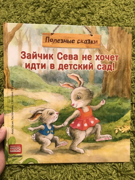 Книга про зайца. Книга зайчик. Зайчик Сева не хочет идти в детский сад. Заяц с книгой. Книга про Зайцев холм.