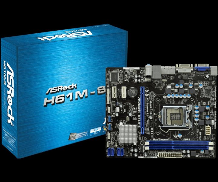 Asrock h61m hvs схема