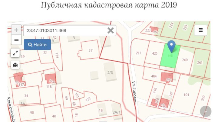 Публичная кадастровая карта ст раевская краснодарский край