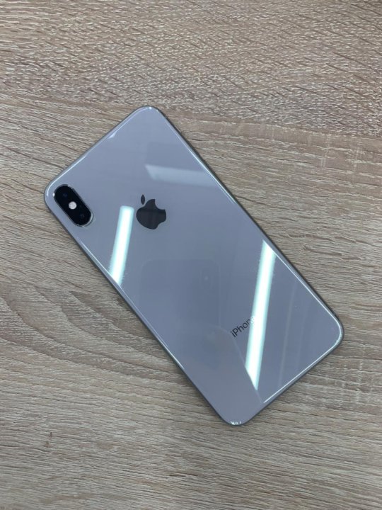 Xs max silver фото