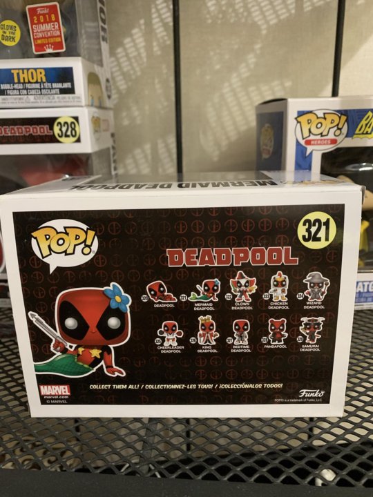 funko pop deadpool mermaid