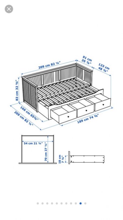 Кровать кушетка икеа схема сборки