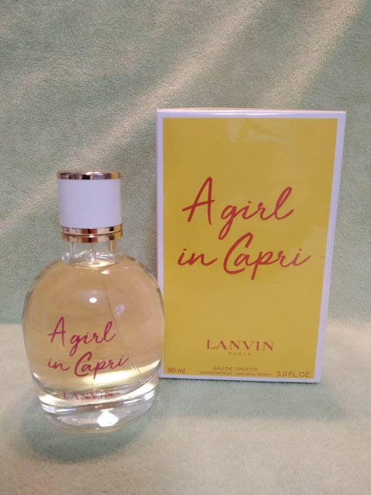 Lanvin a girl in capri. Туалетная вода Lanvin a girl in Capri 30 мл. Духи женские Lanvin a girl in Capri 90 ml. Lanvin a girl in Capri туалетная вода 50 мл. Ланвин желтые духи.