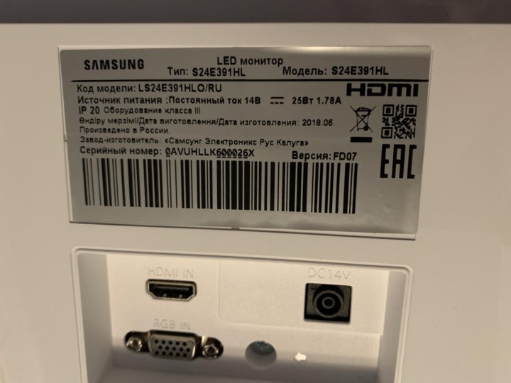 Не работает монитор samsung. Новый монитор samsung s24e391hl.