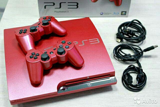 Ps3 Slim 320gb Red.
