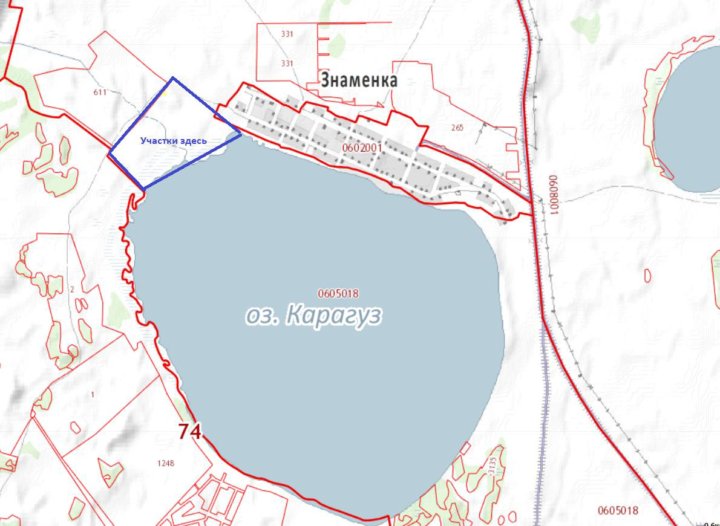 Карта глубин озера большие касли