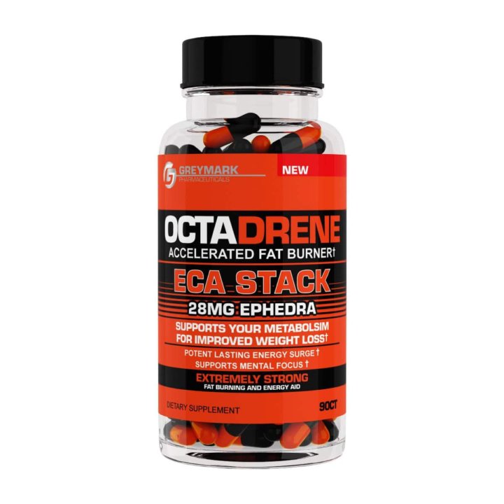 Octadrene ECA Stack 28mg of Ephedra - GreyMark Pharma