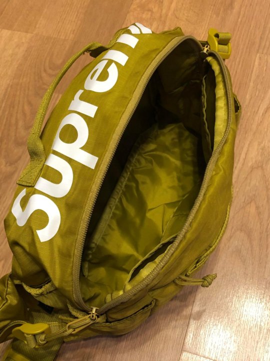 supreme fanny pack green