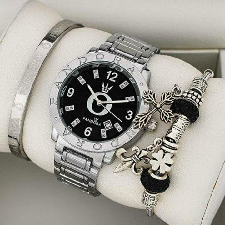 Набор часы браслеты. Часы Пандора 8391g. Часы pandora женские оригинал. Часы pandora серебро. Часы Пандора мужские.