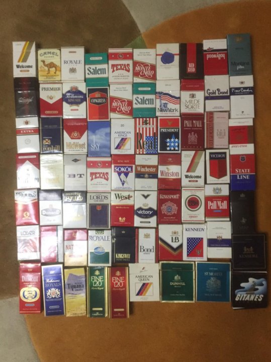 Фото сигарет из 90 Неактивно