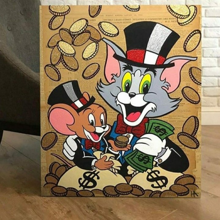 Картина тома. Том и Джерри на холсте. Картина Тома и Джерри. Том и Джерри картина на холсте. Том и Джерри акрилом на холсте.