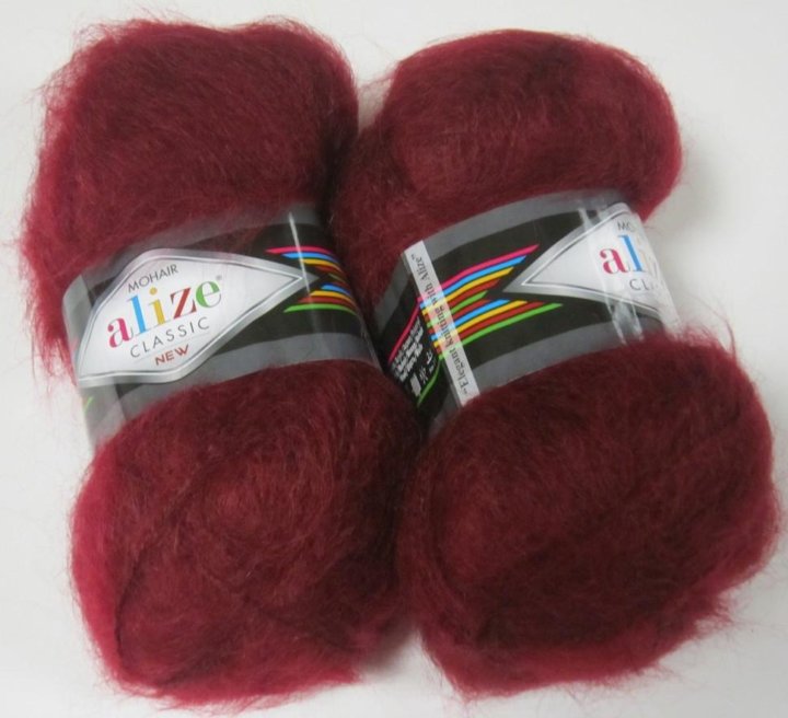 Alize mohair classic. Alize Mohair Classic 57. Ализе Классик пряжа бордо. Alize Mohair Classic New. Мохер Классик Нью 57.