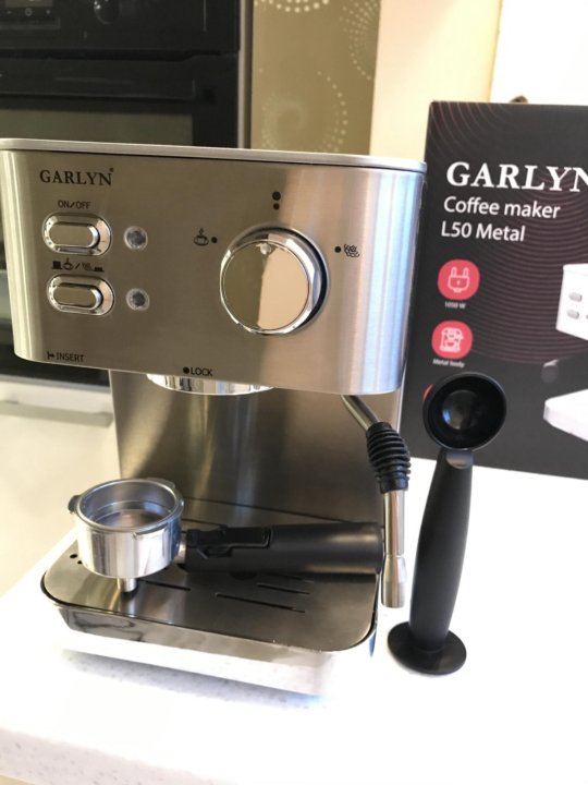 Кофемашина garlyn barista compact. Кофеварка Garlyn l50 Metal. Кофемашина Гарлин.