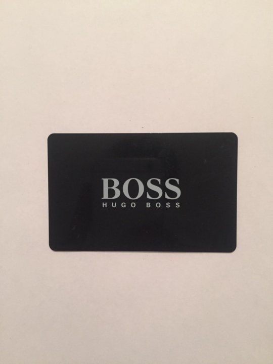 Подарочная карта hugo boss