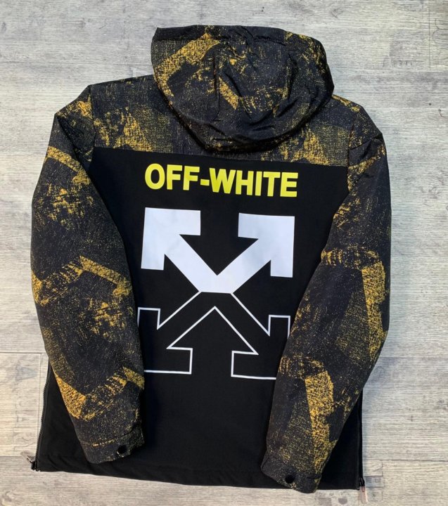 анорак off white