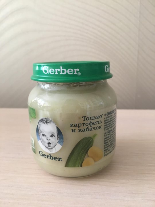 Gerber овощное пюре только брюссельская капуста